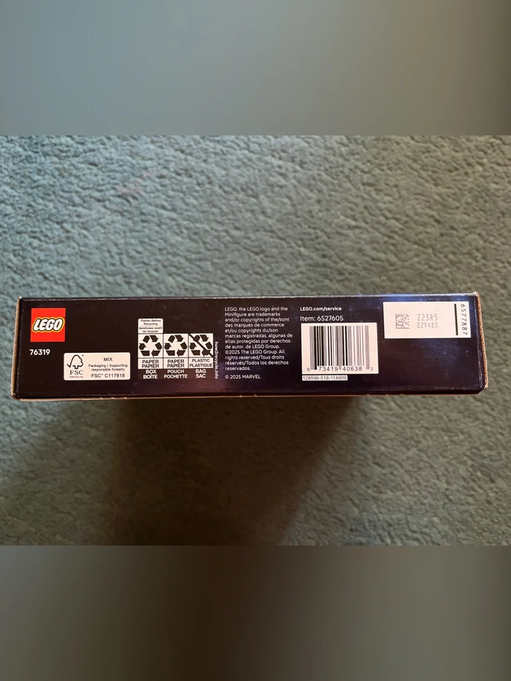 Lego Marvel Captain America vs. Thanos 76319